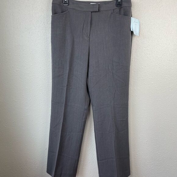 NWT JH Collectibles Pinstripe Eva Slacks Size 10 - Picture 1 of 8